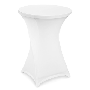 Cocktail Table with White Spandex